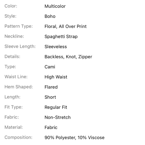 Boho flowers summer dress - Picture 4 of 4